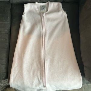 Halo Micro-Fleece Sleepsack in Light Pink